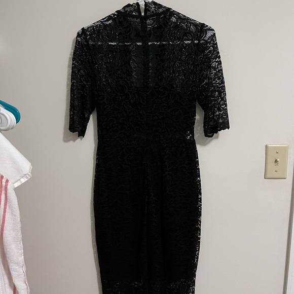 Express Dresses & Skirts - Express Black Lace Dress, Size 2